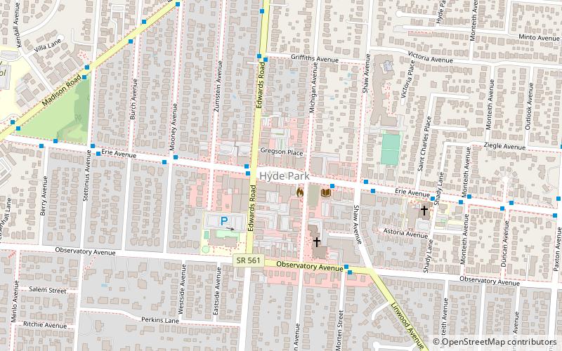 Hyde Park Square location map