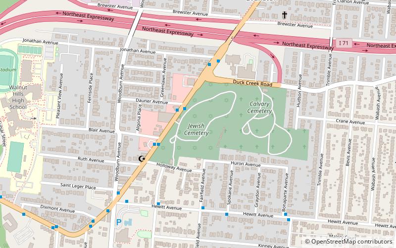 united jewish cemetery cincinnati location map