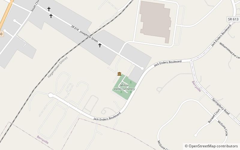 Josephine City School location map