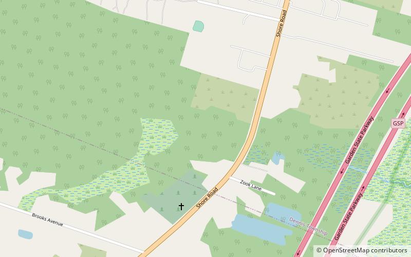 Leaming's Run Gardens location map