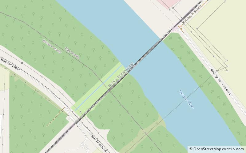Harry S. Truman Bridge location map