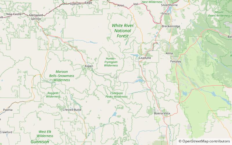 Independence Lake location map