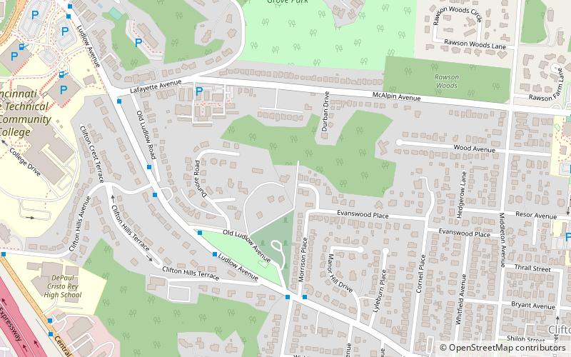 Morrison House location map