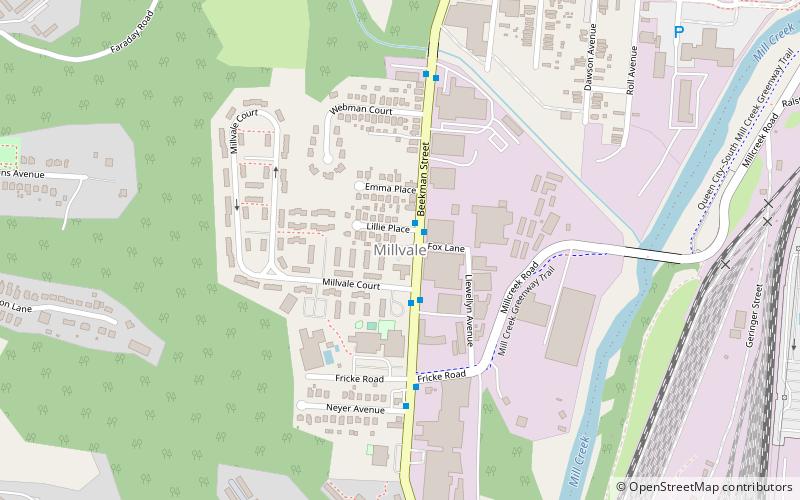 Millvale location map