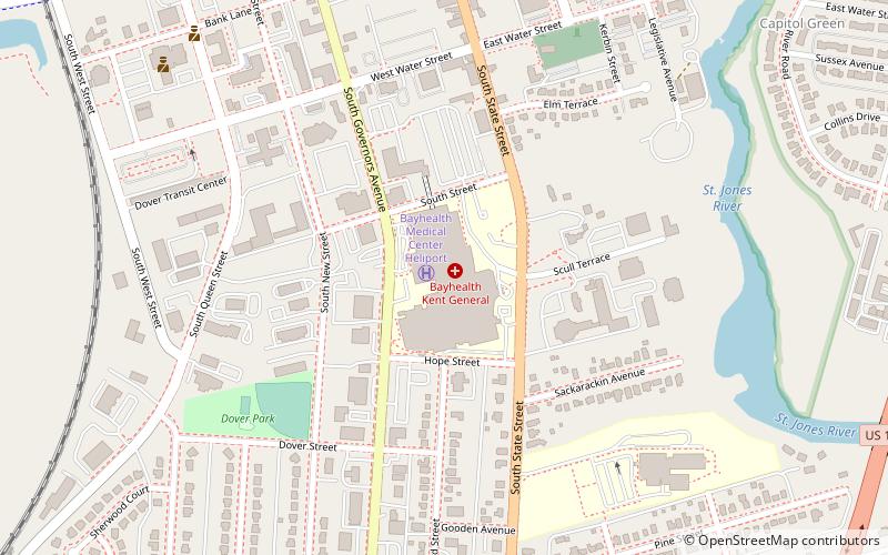 bayhealth medical center dover location map