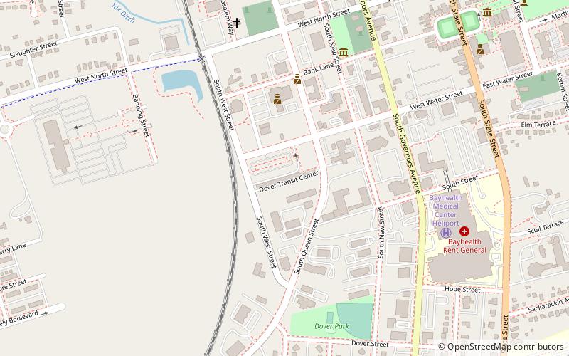 Dover Transit Center location map