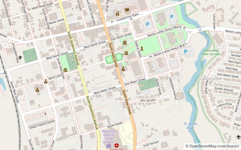 Bradford-Loockerman House location map