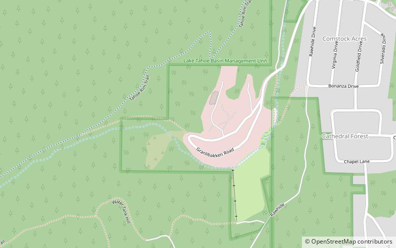 Tahoe Treetop Adventure Park location map