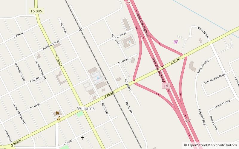 Williams location map