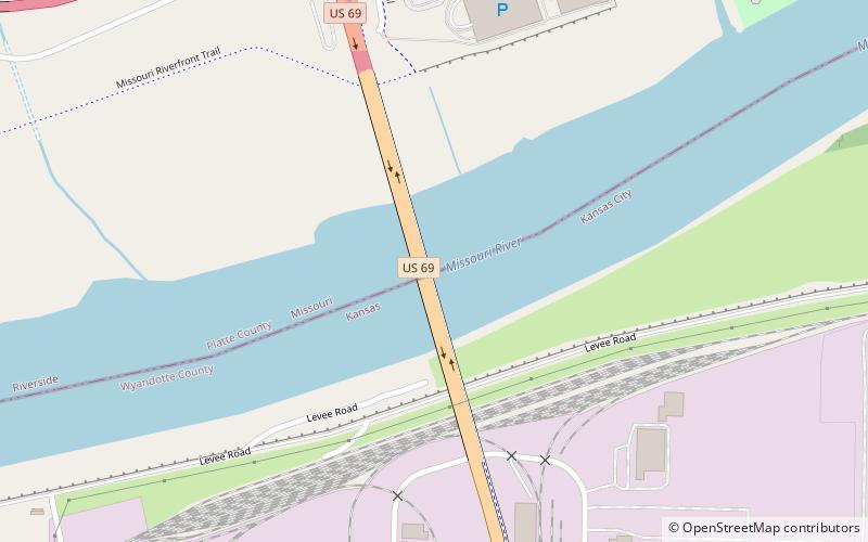Fairfax Bridge location map
