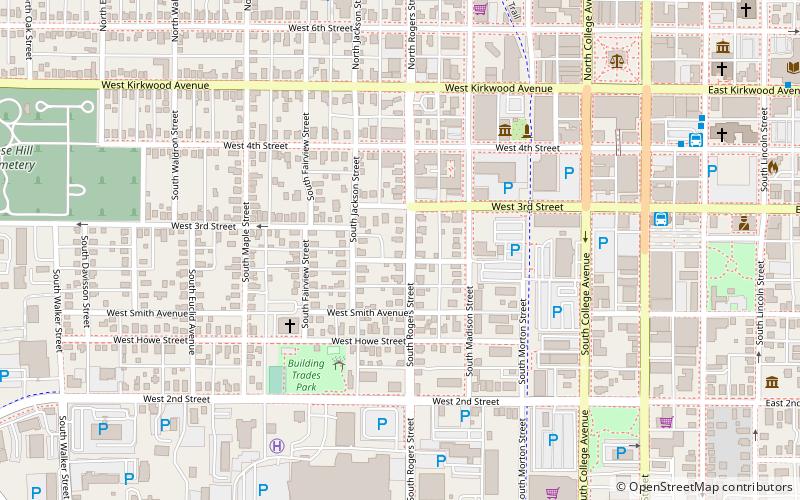 Prospect Hill Historic District location map