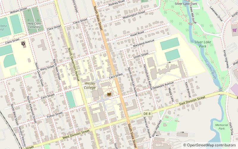 Victorian Dover Historic District location map