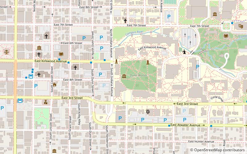 Kirkwood Observatory location map