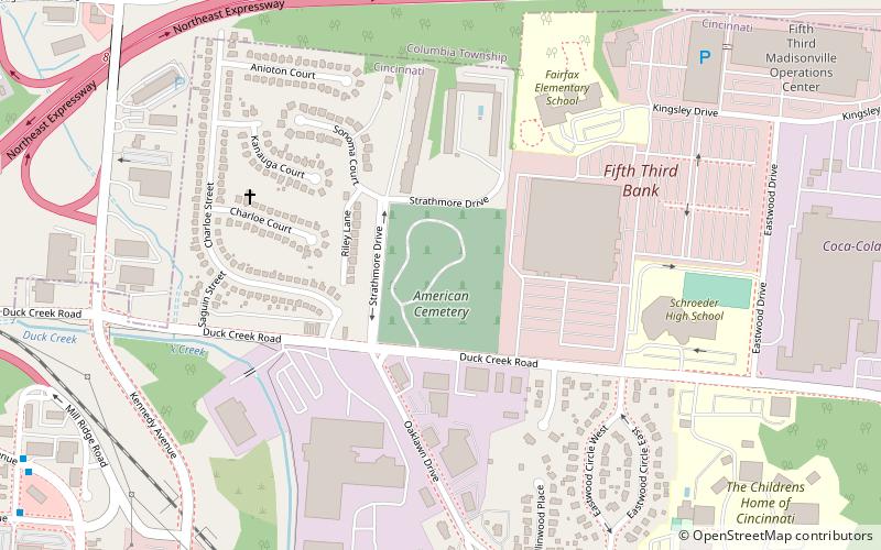 the united american cemetery cincinnati location map