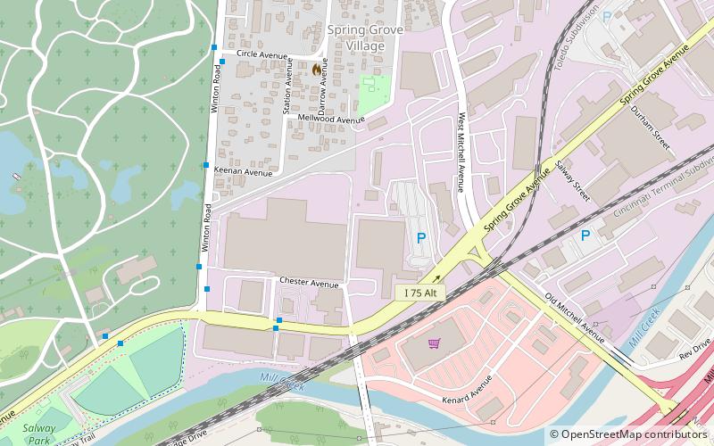 spring grove village cincinnati location map