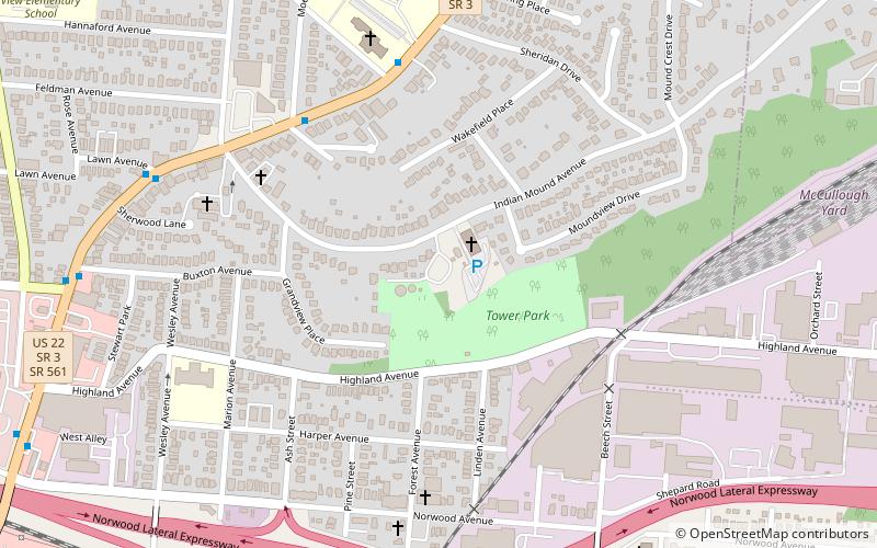 Norwood Mound location map