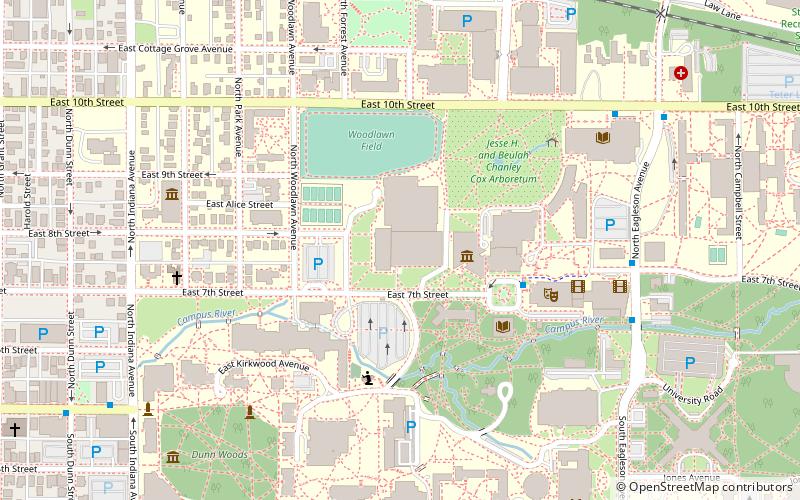 Men's Gymnasium location map