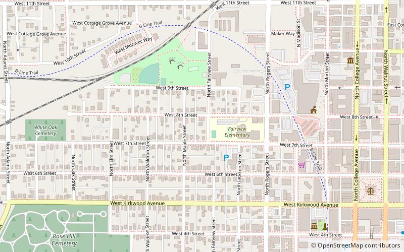 Elias Abel House location map
