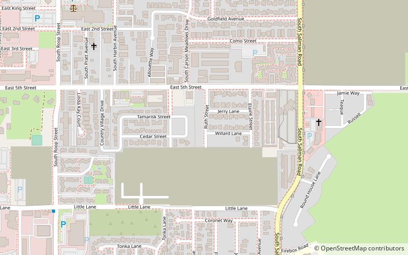 Carson City Civic Auditorium location map