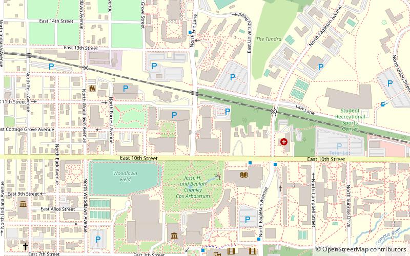 Kelley School of Business location map