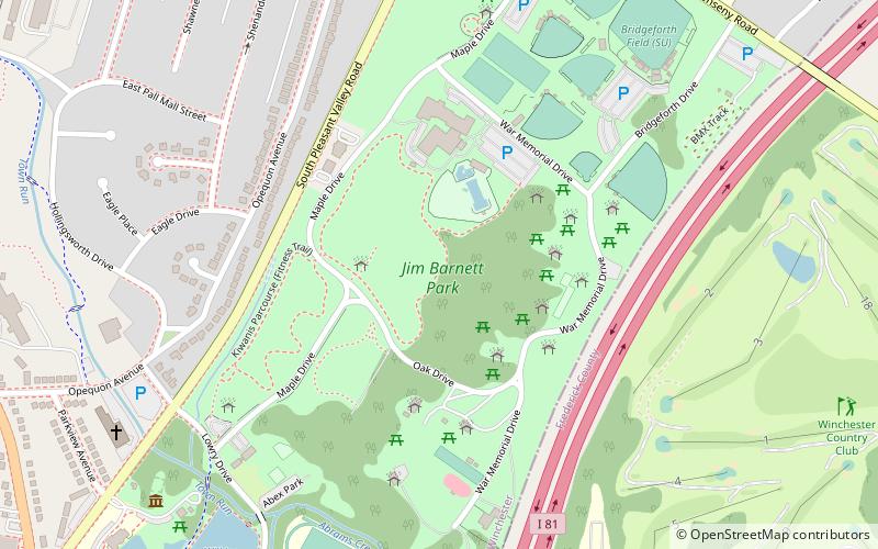 Jim Barnett Park location map