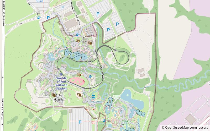 Prowler Roller Coaster location map