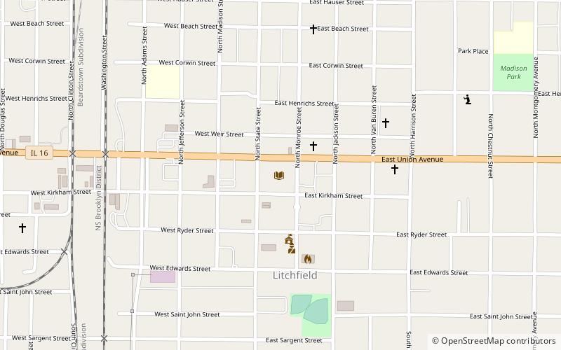 Litchfield Public Library location map