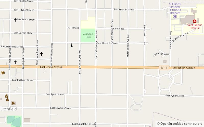 Samuel Moody Grubbs House location map