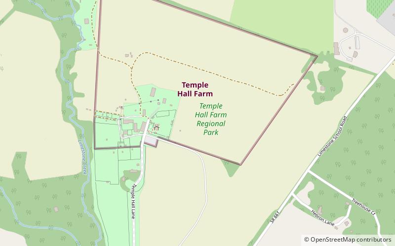 Temple Hall location map