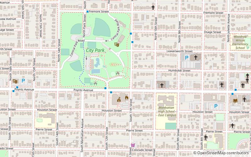 Johnny Kaw location map