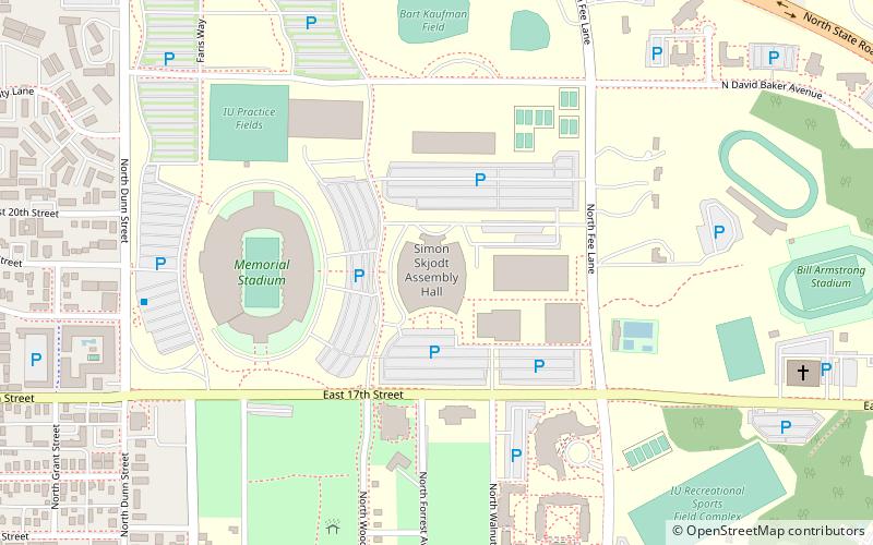 Simon Skjodt Assembly Hall location map