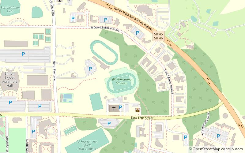Bill Armstrong Stadium location map
