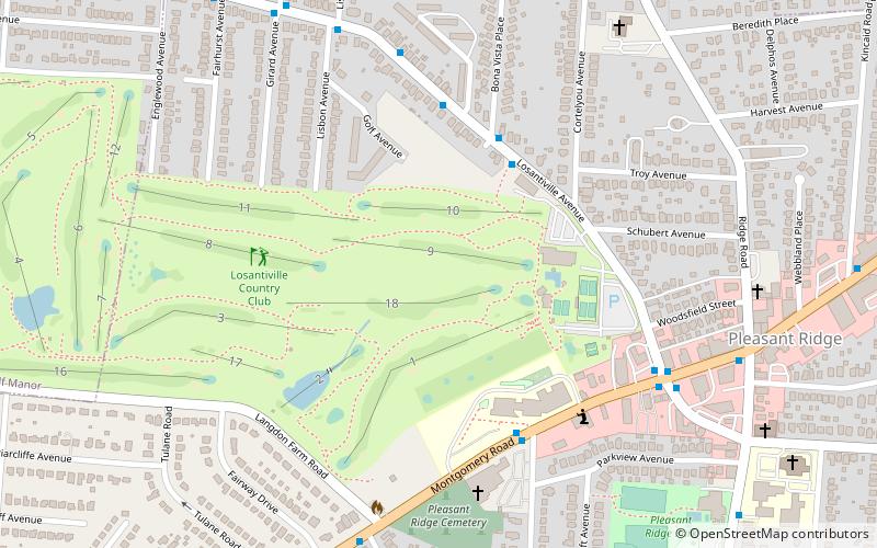 Pleasant Ridge location map