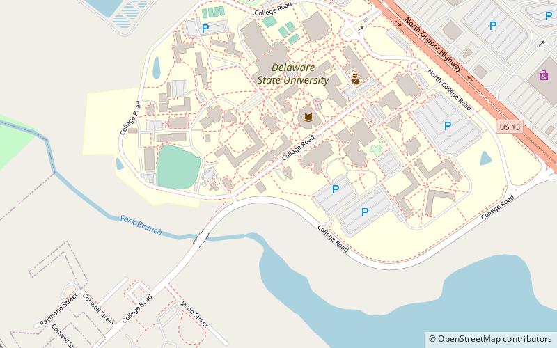 Delaware State University location map