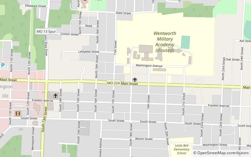 Old Neighborhoods Historic District location map