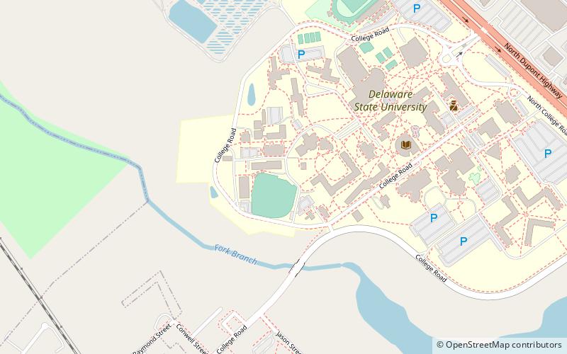 Loockerman Hall location map