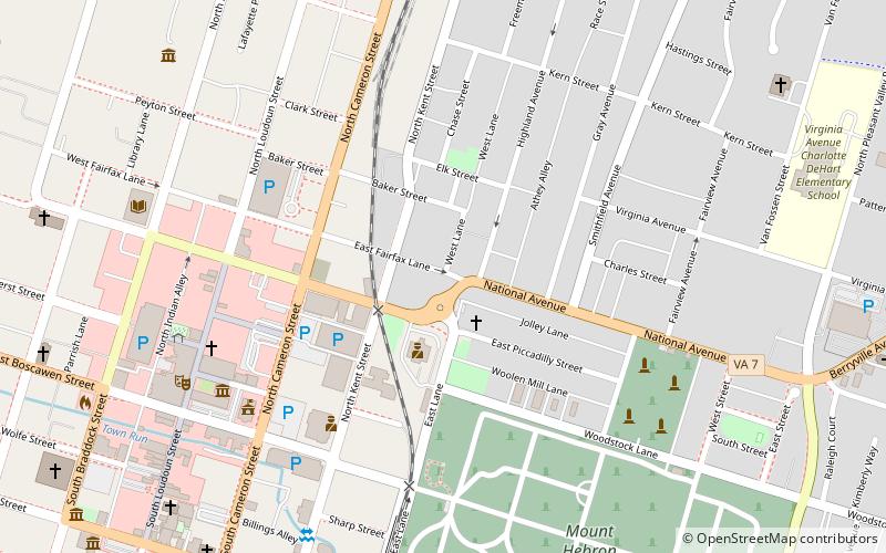 Mount Hebron Cemetery and Gatehouse location map