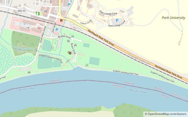English Landing Park location map