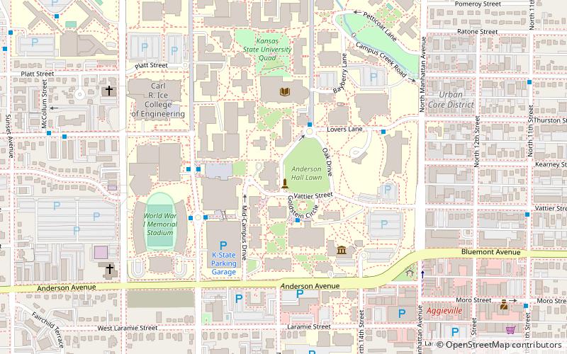 Anderson Hall location map