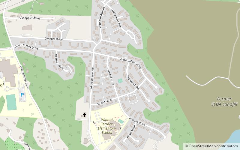 winton hills cincinnati location map