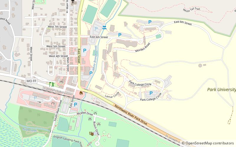 Université Park location map
