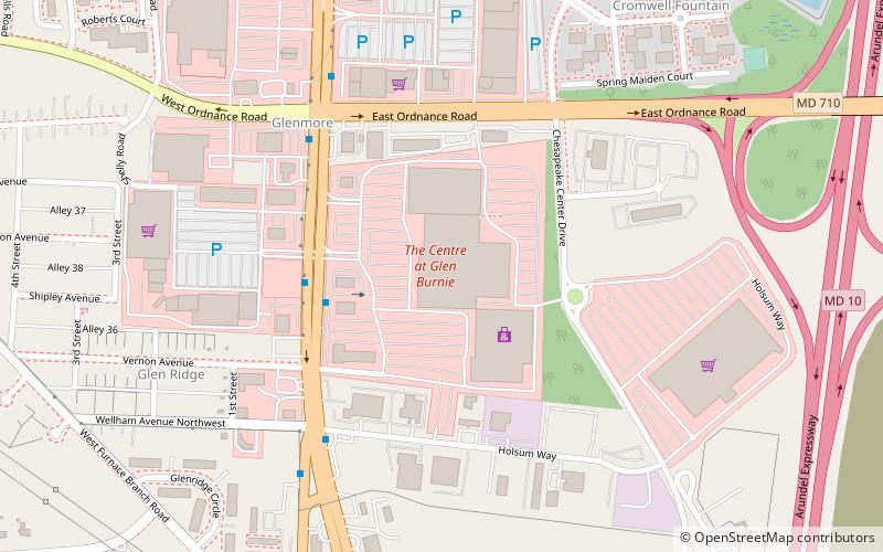 centre at glen burnie location map