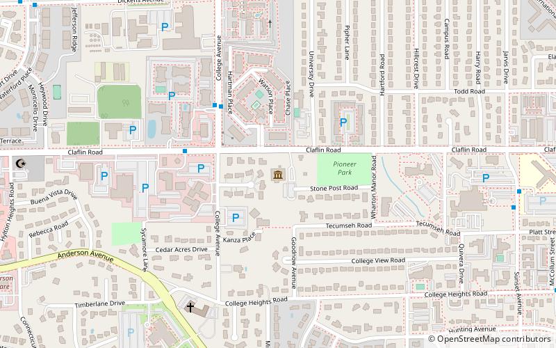 Riley County Historical Museum location map