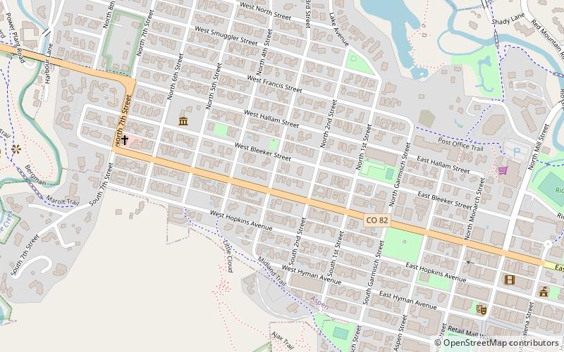 D.E. Frantz House location map