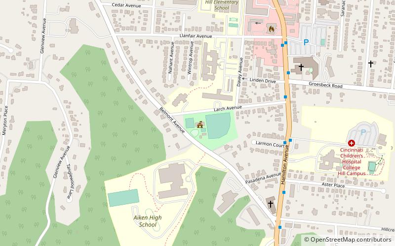 College Hill Town Hall location map