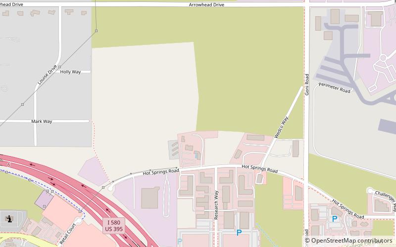 Carson Hot Springs location map