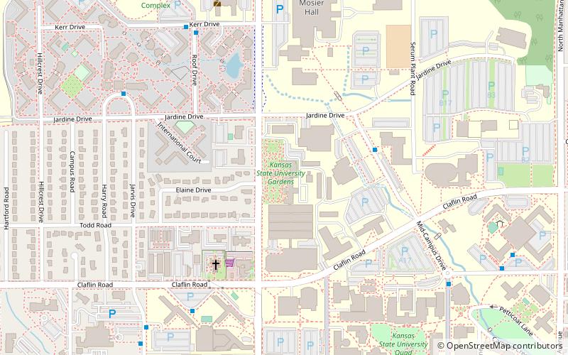 KState Insect Zoo location map