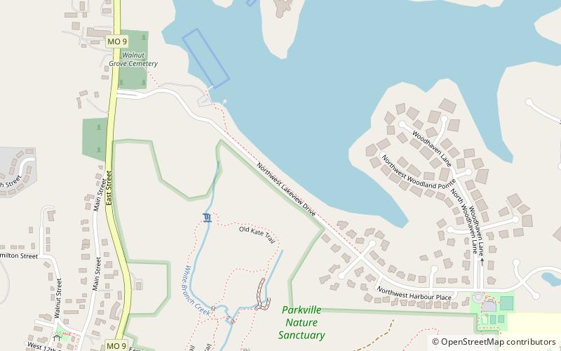 riss lake parkville location map