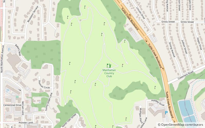 Manhattan Country Club location map