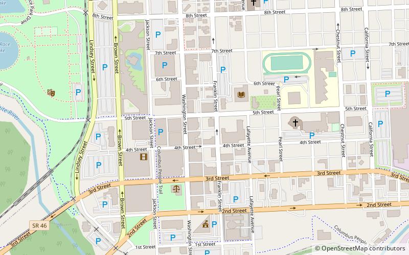 Columbus City Hall location map